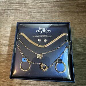 Bon Voyage Gold Plated Jewelry Set